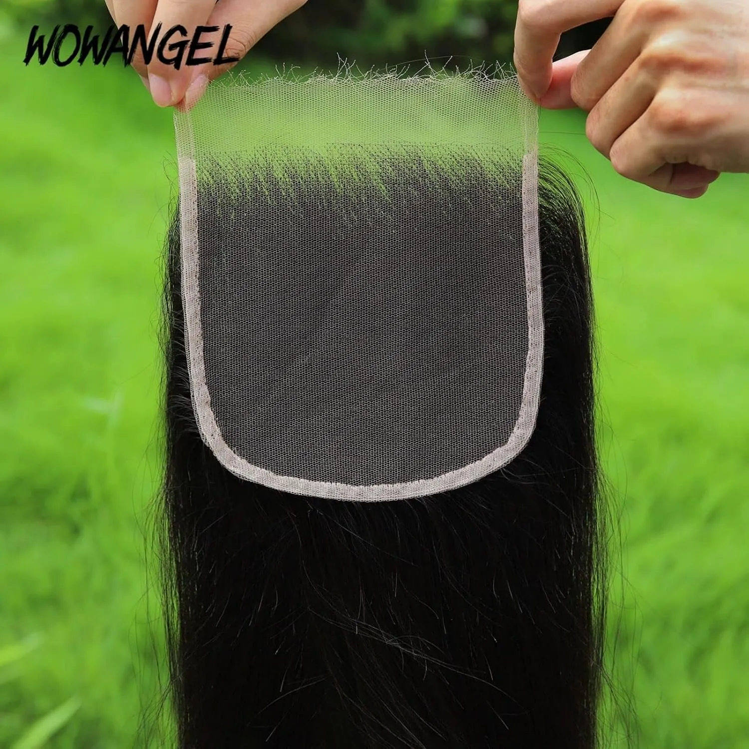 0.1mm Ultra-thin SKINLIKE Real HD Lace Closure, 5x5 Straight Human Hair Closure Pre Plucked Invisible Swiss HD Lace Closure Natural Hairline 12 Inch