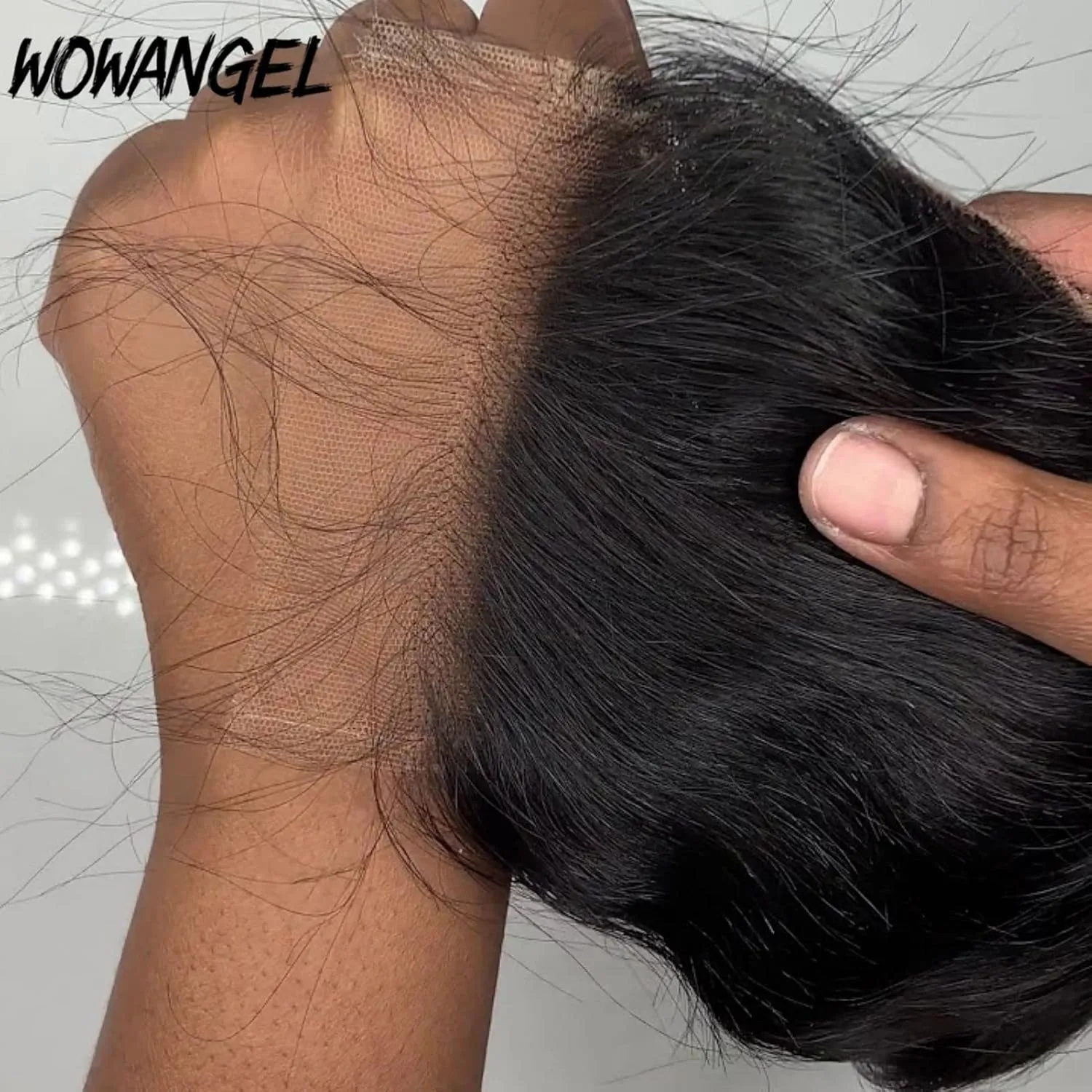 0.1mm Ultra-thin SKINLIKE Real HD Lace Closure, 5x5 Straight Human Hair Closure Pre Plucked Invisible Swiss HD Lace Closure Natural Hairline 12 Inch