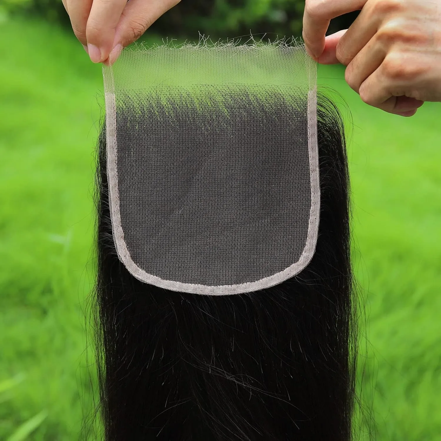 0.1mm Ultra-thin SKINLIKE Real HD Lace Closure, 5x5 Straight Human Hair Closure Pre Plucked Invisible Swiss HD Lace Closure Natural Hairline 12 Inch