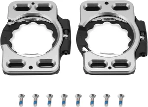 1 Pair Bike Cleats Bicycle Pedal Cover, Quick Release Pedal Clip Bicycle Shoe Cleats Adapter Converter Cycling Cleats Shoes for Speedplay Zero, Pave/Ultra Light Action, X1, X2, X5