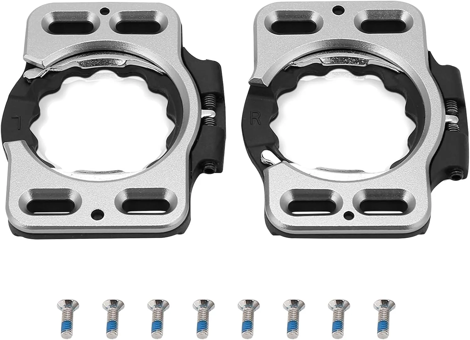 1 Pair Bike Cleats Bicycle Pedal Cover, Quick Release Pedal Clip Bicycle Shoe Cleats Adapter Converter Cycling Cleats Shoes for Speedplay Zero, Pave/Ultra Light Action, X1, X2, X5