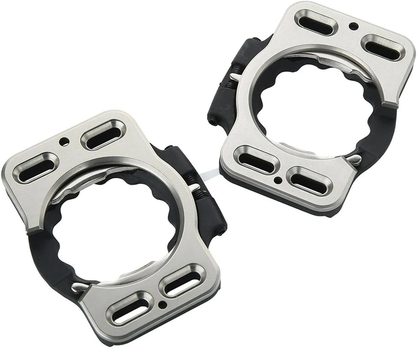 1 Pair Road Bike Cleats,Quick Release Cycling Pedal Cleat Cover Self-Locking Pedal Bike Shoes Cleats Converting Adapters