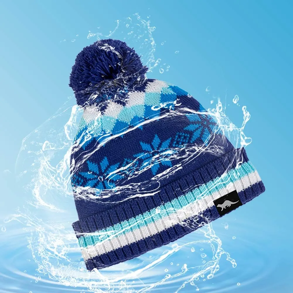 100% Waterproof, Windproof, Breathable - Beanie Hat Suitable for All Activities in All Weather Conditions Hat