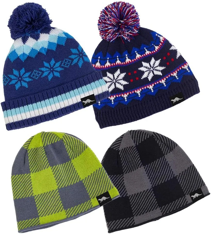100% Waterproof, Windproof, Breathable - Beanie Hat Suitable for All Activities in All Weather Conditions Hat