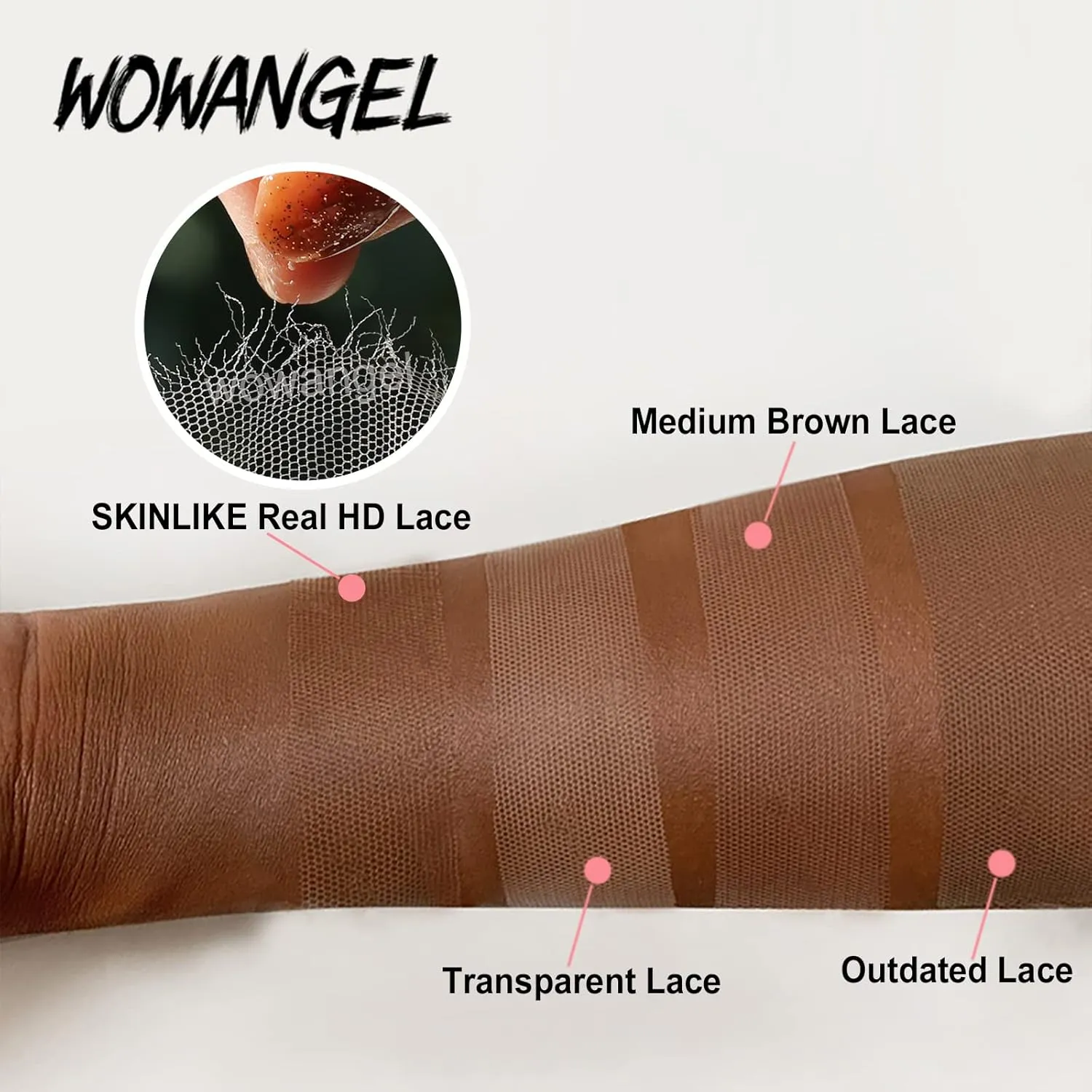 13x4 Ear to Ear SKINLIKE Real HD Lace Frontal Only, 0.1mm Ultra-thin HD Lace Natural Hairline with Bigger Pre Plucked Area Bleached Knots Invisible Clear HD Film Lace Frontal Straight 16 Inch