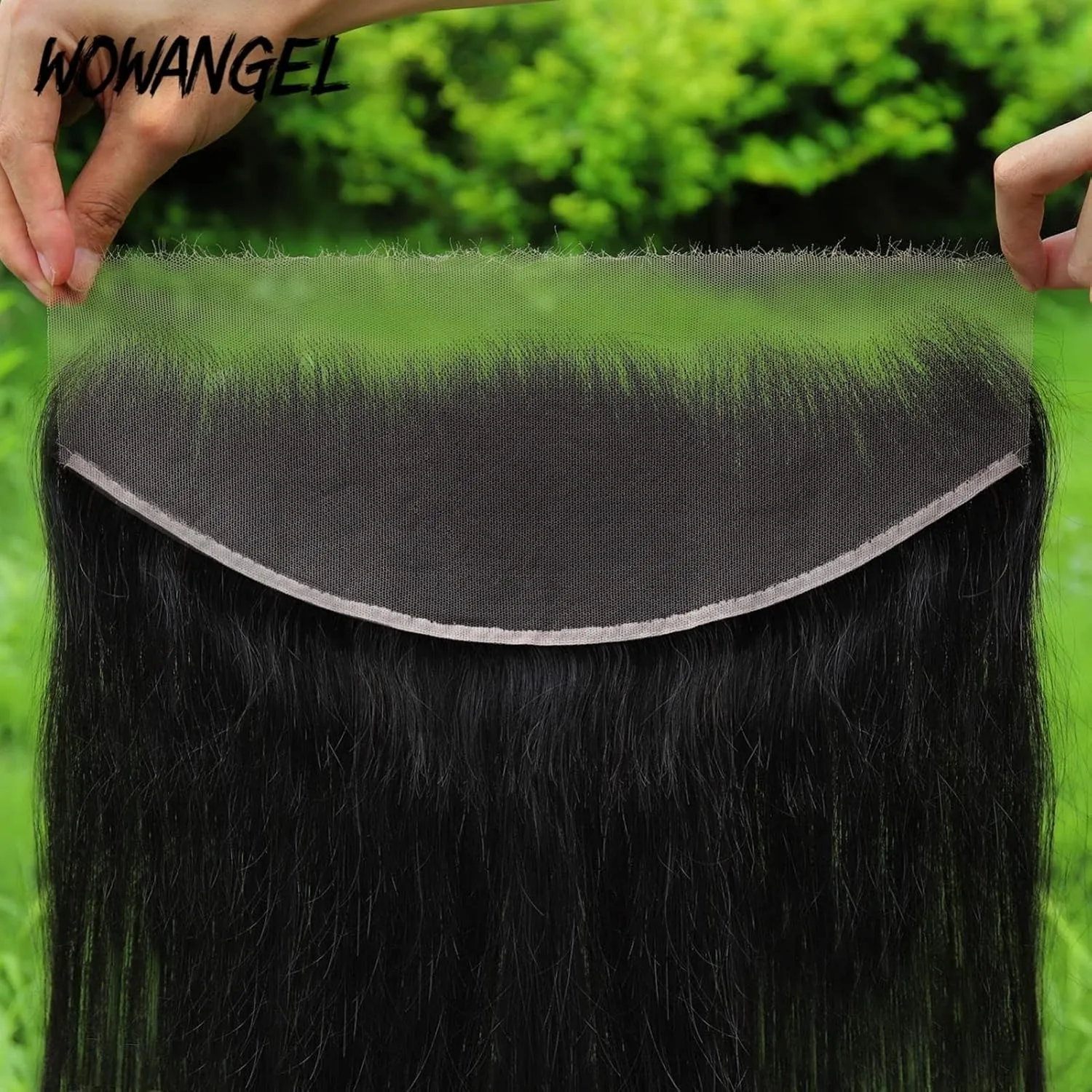 13x4 Ear to Ear SKINLIKE Real HD Lace Frontal Only, 0.1mm Ultra-thin HD Lace Natural Hairline with Bigger Pre Plucked Area Bleached Knots Invisible Clear HD Film Lace Frontal Straight 16 Inch