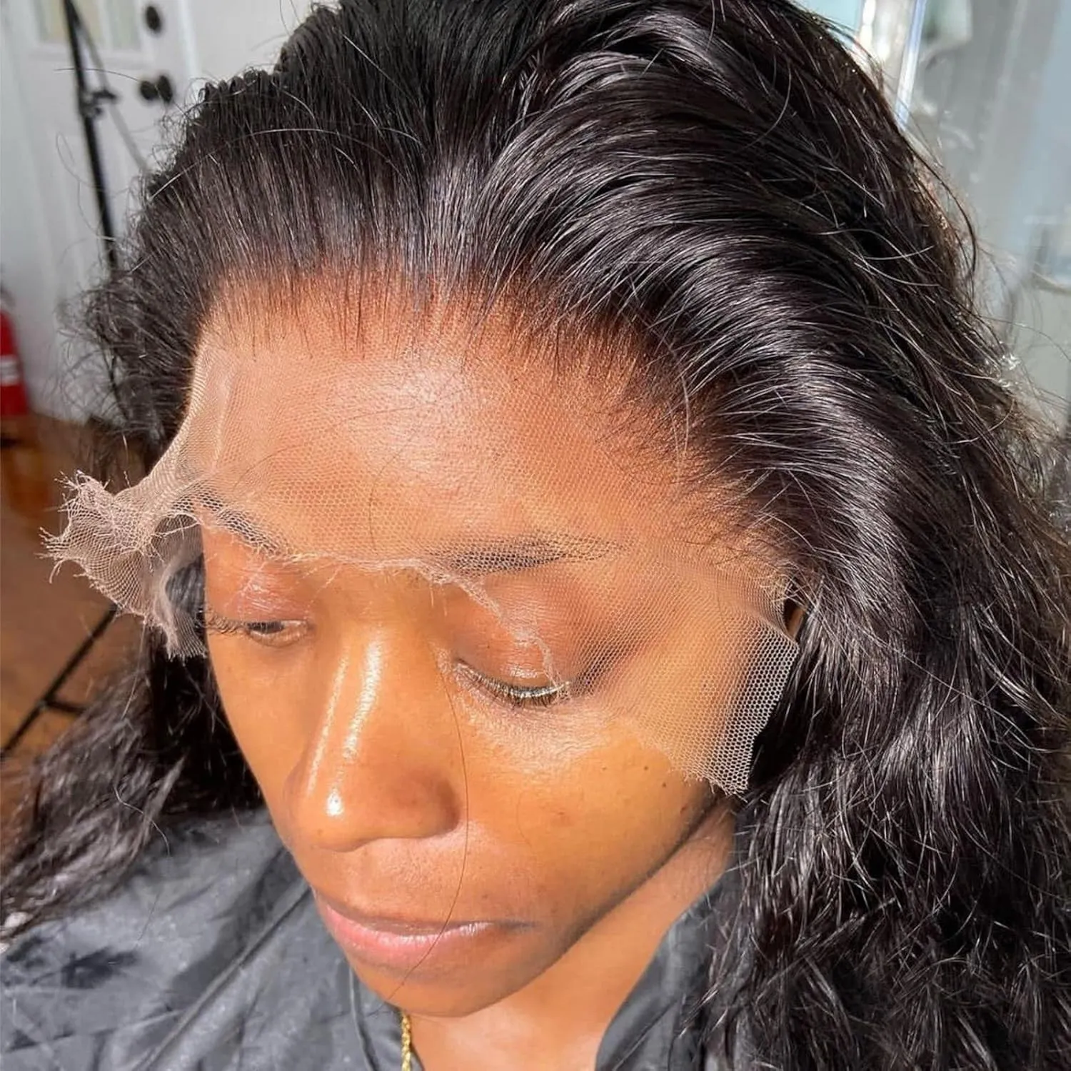13x6 HD Skinlike Real Lace Frontal, 0.1mm Melted Lace Pre Plucked Vivid Clean Hairline, Extremely-Thin Ear to Ear, Unprocessed Virgin Hair, Silky Body Wave, 18 Inch