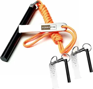 1X FS125   2X KF525A Quick Release Flint Keychain