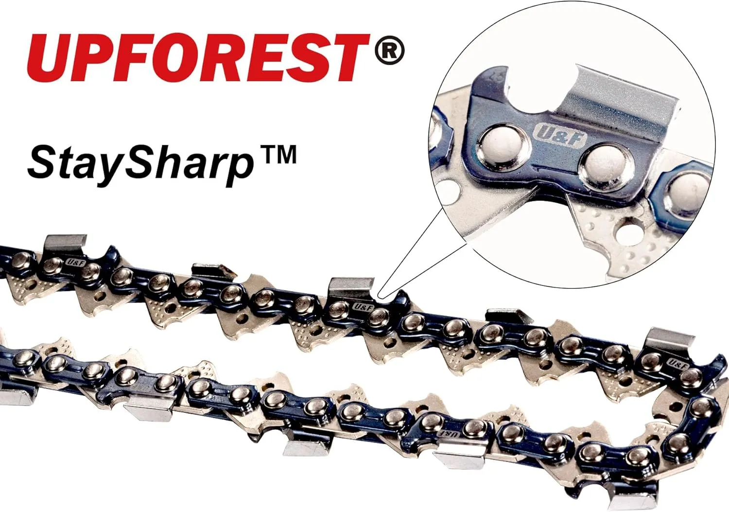 20 Inch Chainsaw Chain 3 Pack - H78 - .050" Gauge,.325" Pitch, 78 Drive Links Low-kickback for Remington RM4620 Husqvarna 240 445 450 Jonsered CS2255 CS2250 Echo Poulan Ryobi (20MO78X3)