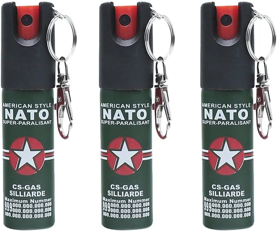 20ml Pepper Spray, Quick Release Keychain, Mini and Easy to Carry, Easy to use, Quick to use - Suitable for Walking, Jogging, Commuting, etc.