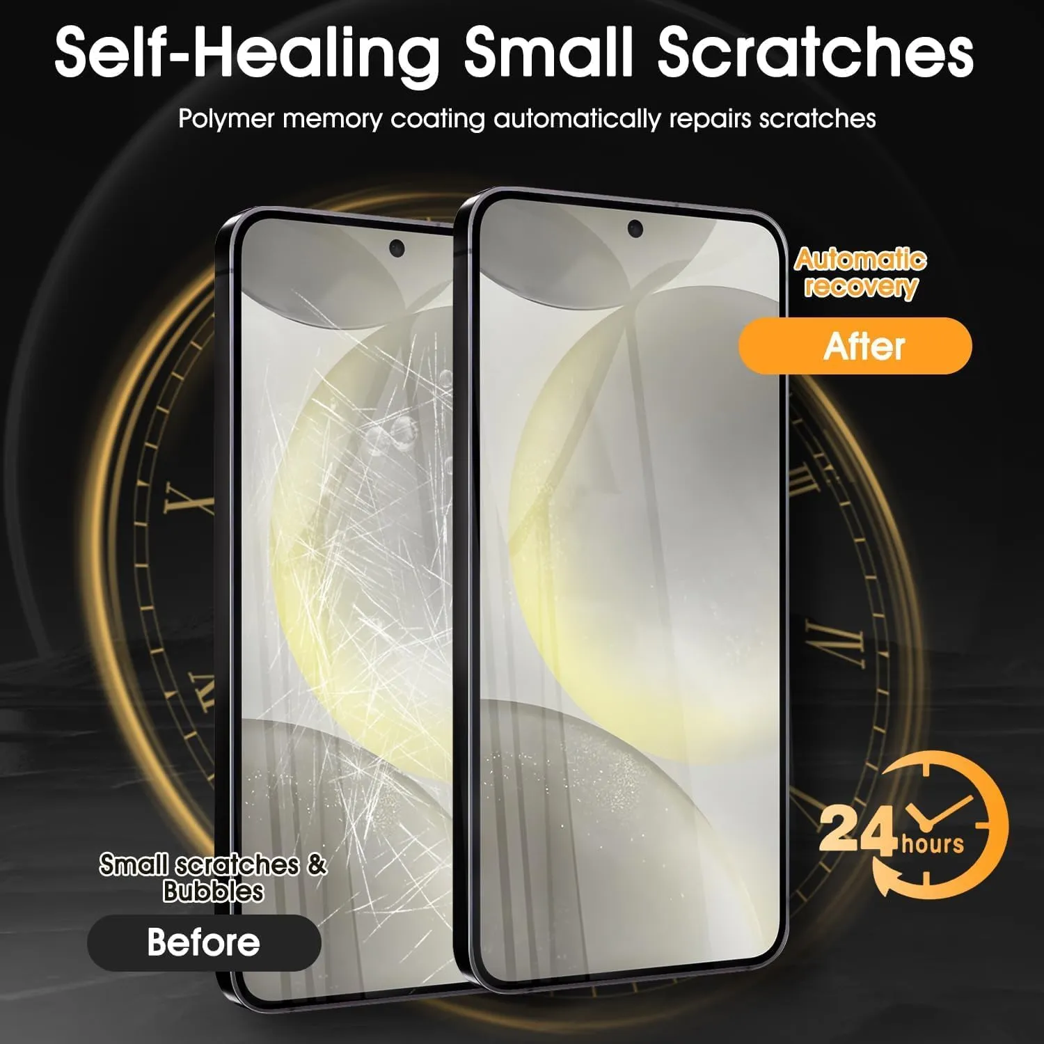 3 Pack Privacy Screen Protector Compatible with Samsung Galaxy Note 10, Anti-Spy TPU Hydrogel Protective Film for Samsung Galaxy Note 10 6.3" - Support Fingerprint Unlock, Self-Healing