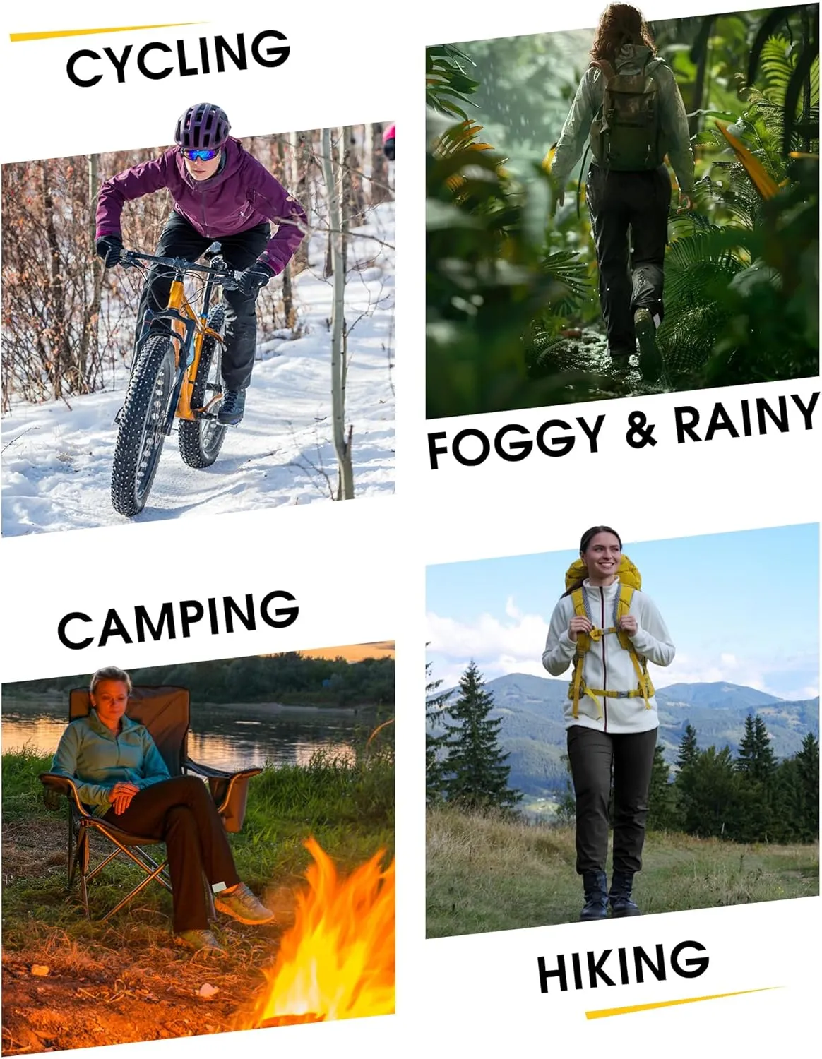 33,000ft Packable Rain Pants for Women Waterproof Pants Lightweight Rain Over Pants Outdoor Windproof Pant for Golf Hiking