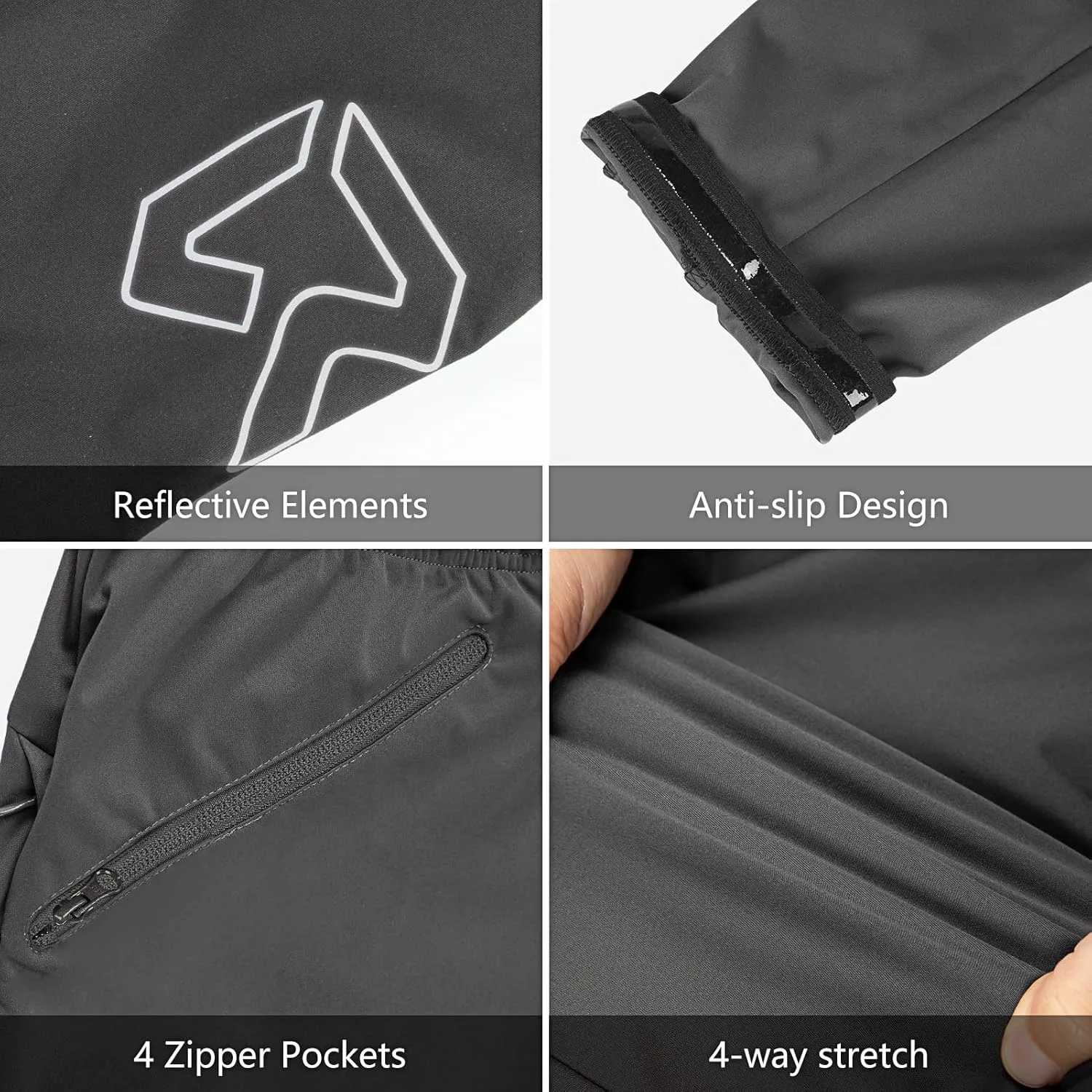 33,000ft Women's Cycling Pants Mountain Bike Waterproof Windproof Breathable Athletic Sweatpants for Hiking Multi Sports