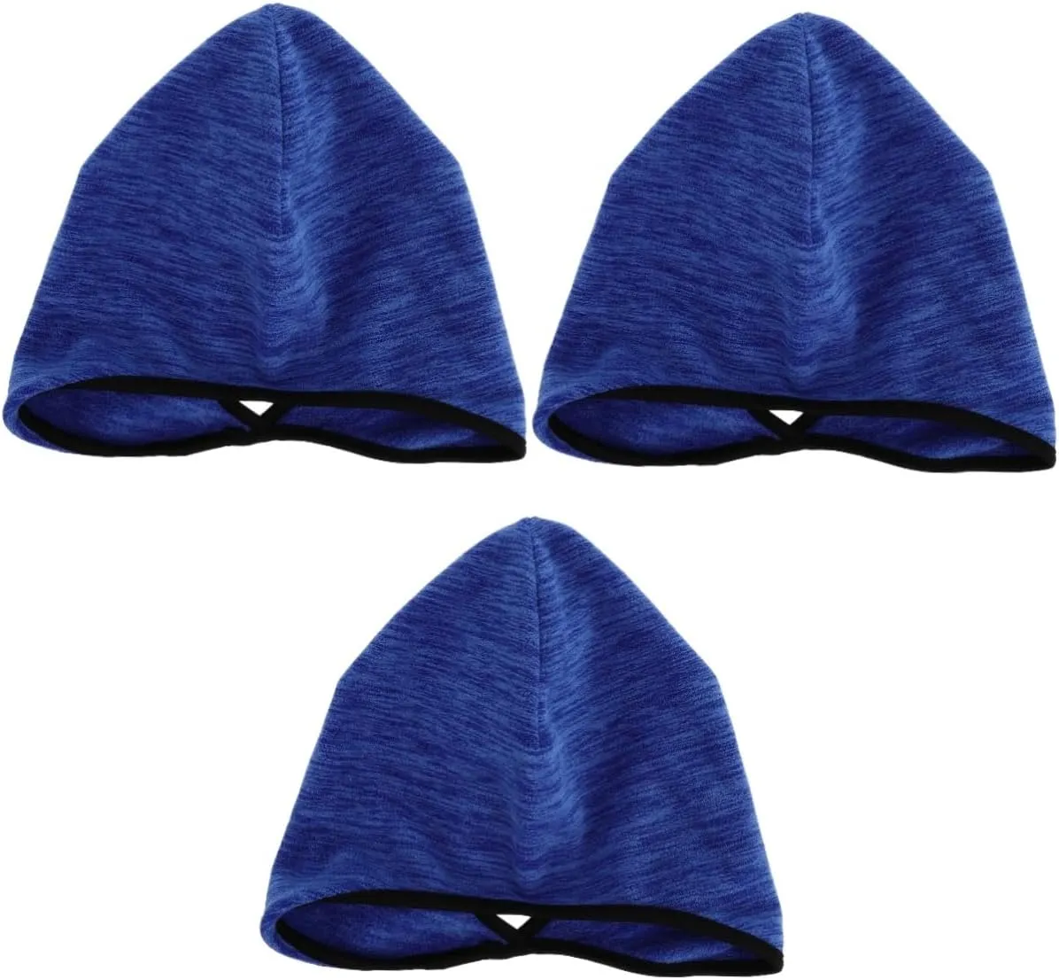 3pcs Windproof Thermal Cycling Hat for Women Comfortable Outdoor Riding Cap Ear Breathable Design for Skiing and Sports Blue