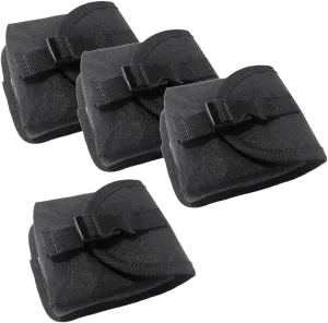 4pcs Replacement Scuba Dive Weight Belt Pocket Pouch with Quick Release Buckle 5.5" x 4.7"