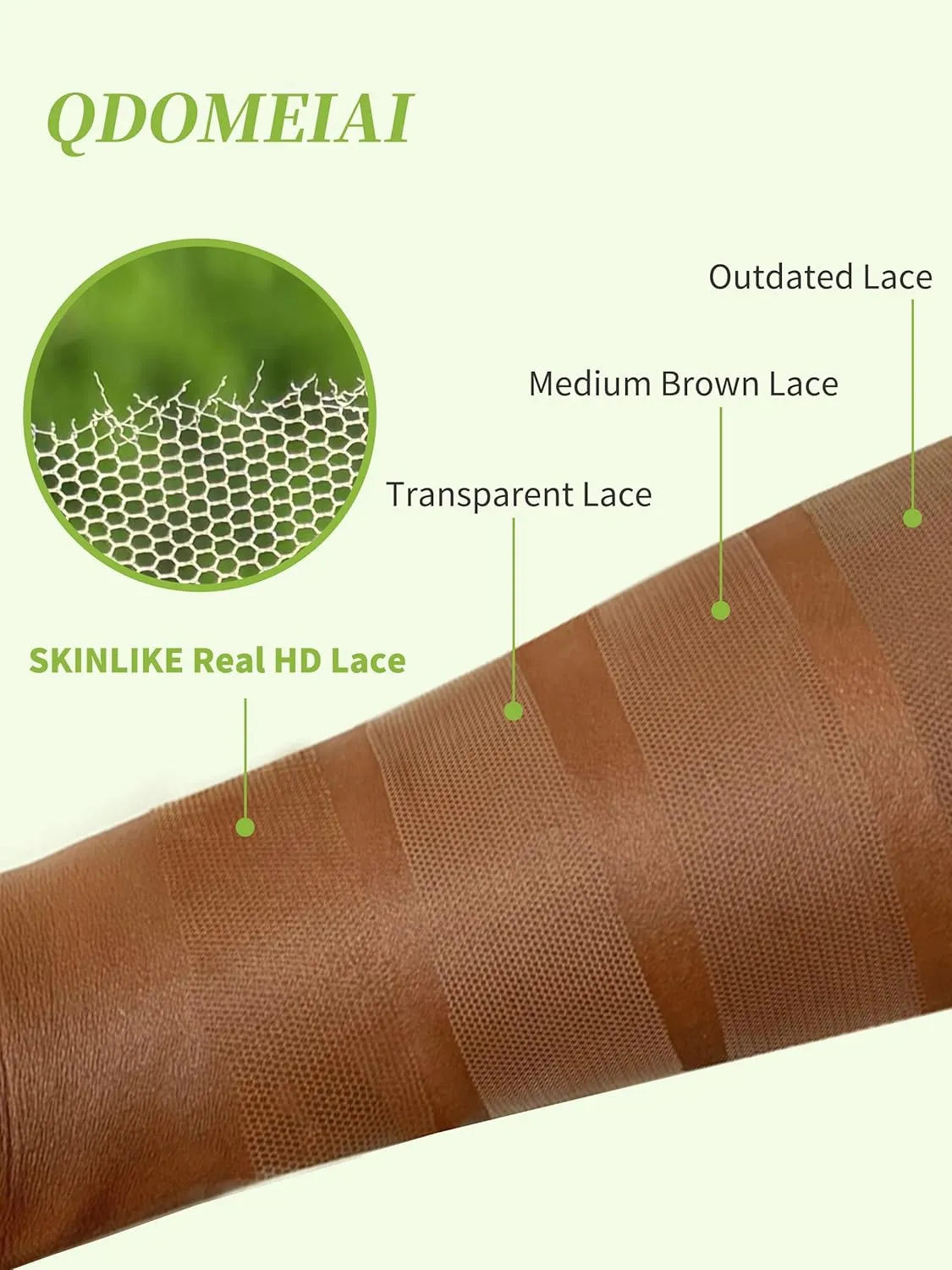 4X4 Real HD Lace Body Wave Closure Human Hair Skinlike Lace Closure Single Knot Pre-Plucked Cambodian Human Hair 0.10mm Ultra-thin Invisible HD Lace Closure(14 Inch，Body Wave)
