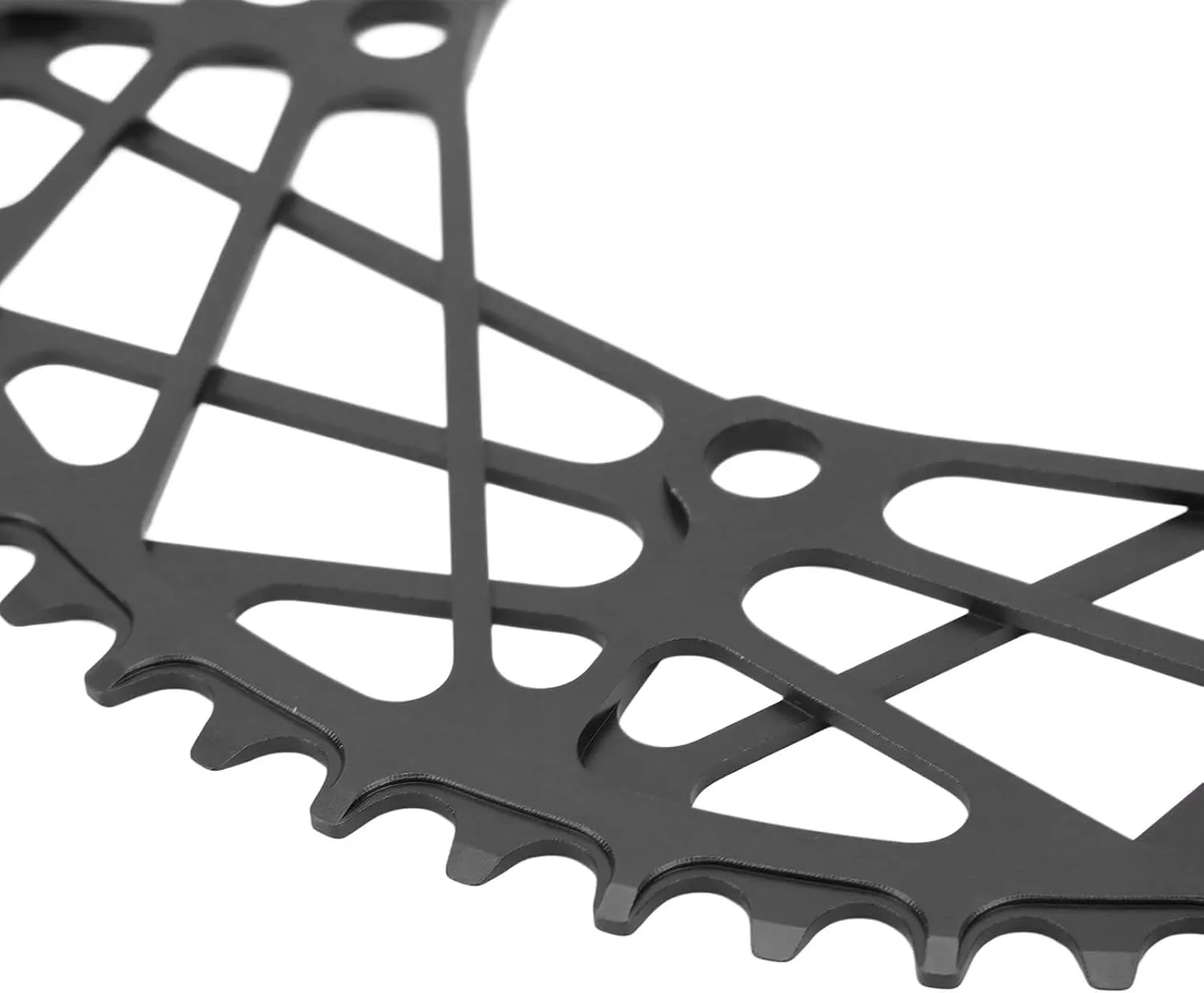 58T Folding Chain Wheel Crank Plate Hollow Anodized Aluminium Alloy, Lightweight, for Cycling Lovers, with CNC Accurate Processing, Bright Colors, One Piece