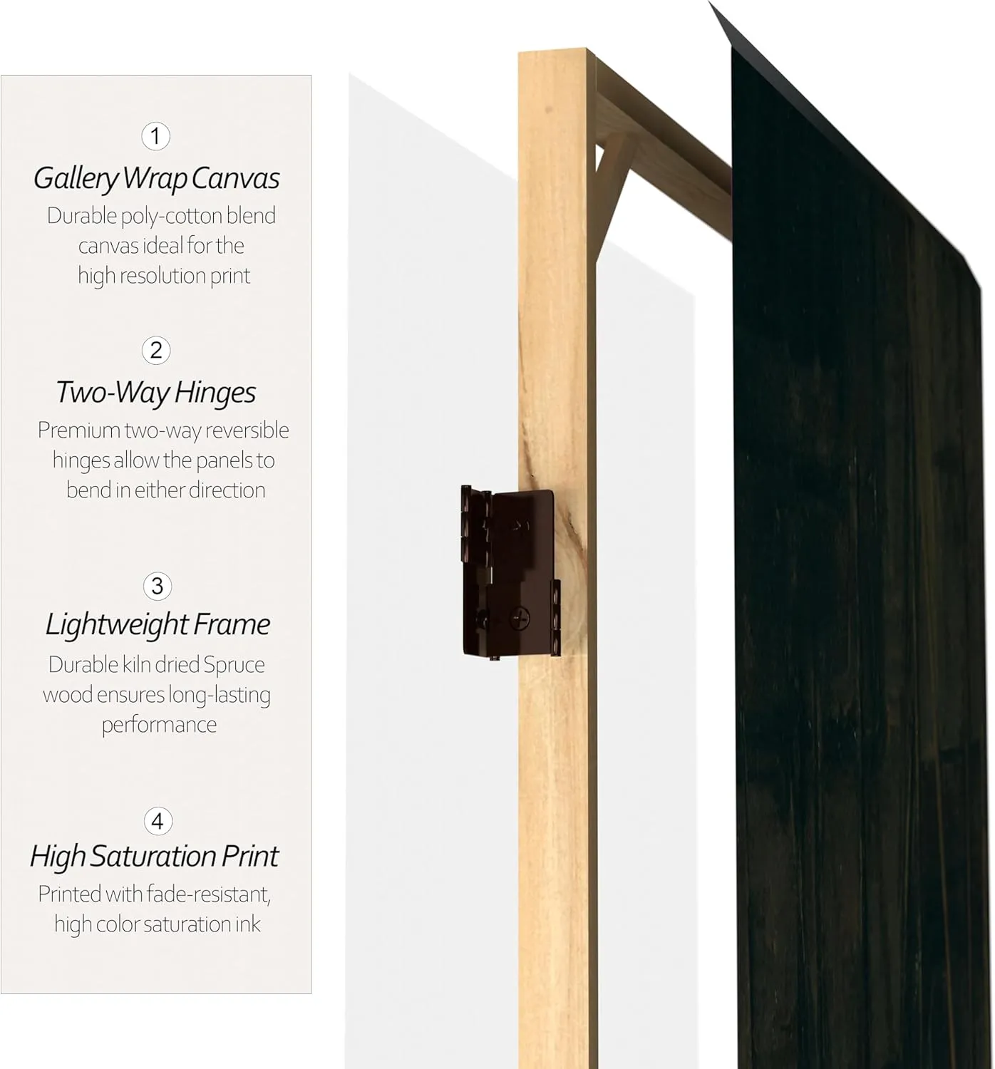 6 ft. Tall Double Sided Works of Rembrandt Canvas Room Divider