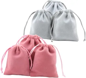 6Pcs Drawstring Jewelry Pouches Small Bags for Jewelry Storage Present Bags for Small Jewelry and Present Packaging