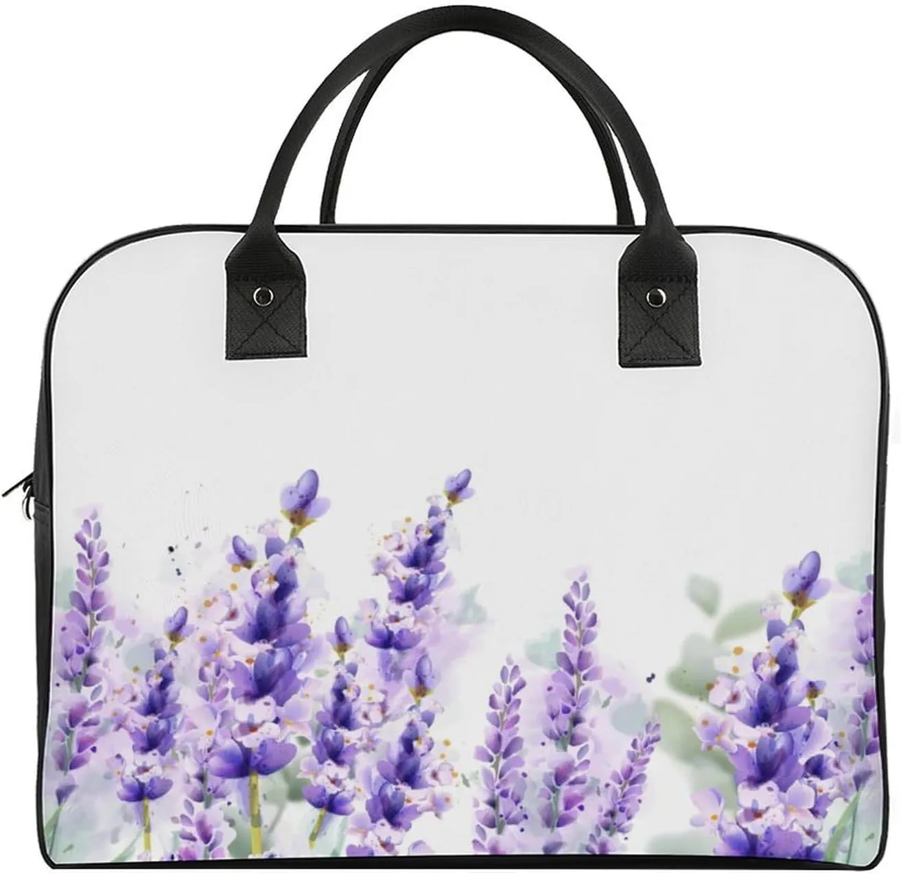 Adult Casual Nylon Colorful Floral Classic Handbag for Touring 13" X 19" X 8"