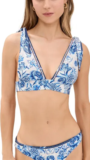 Agua Bendita Women's Laurie Azure Top