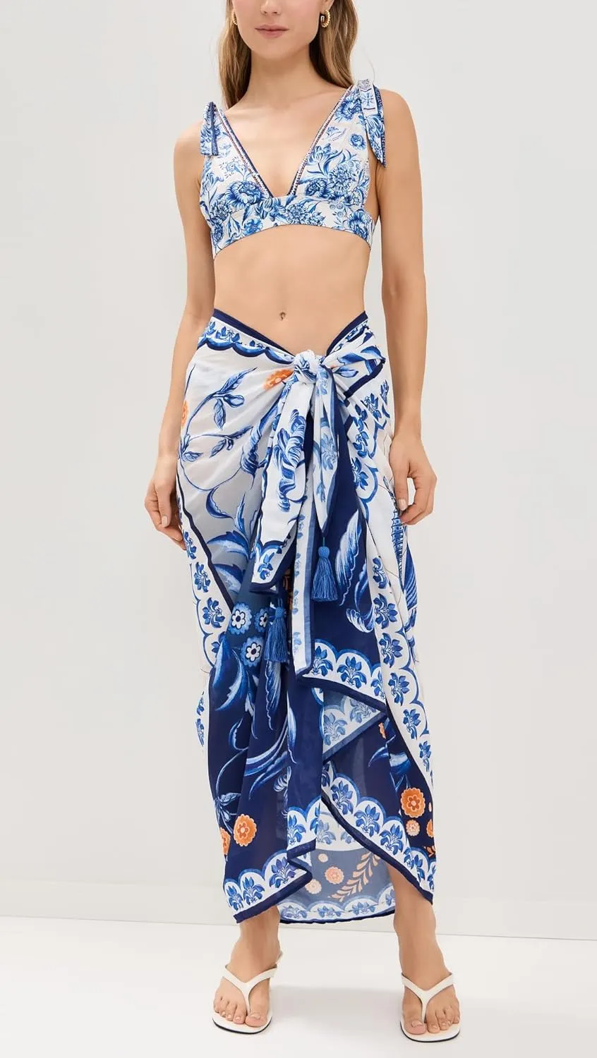 Agua Bendita Women's Laurie Azure Top