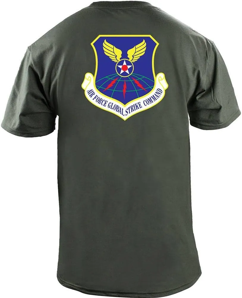 Air Force Global Strike CMD Full Color Veteran Patch T-Shirt