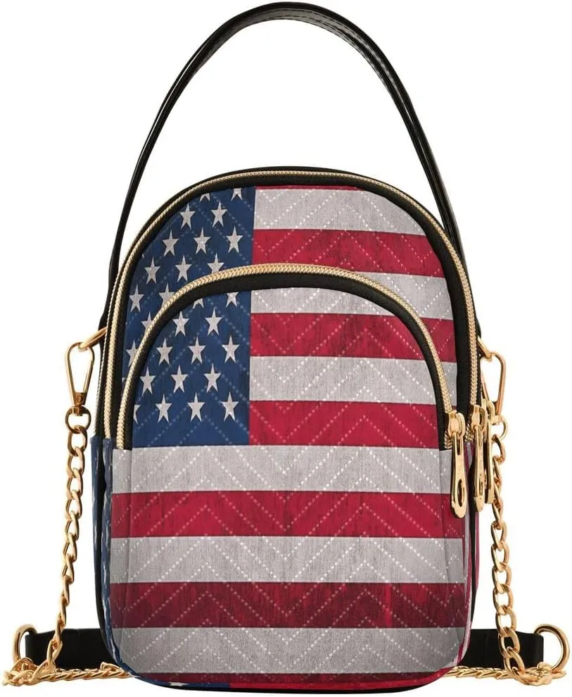 ALAZA Crossbody Bag Small Shoulder Handbags Leather Purse for Women