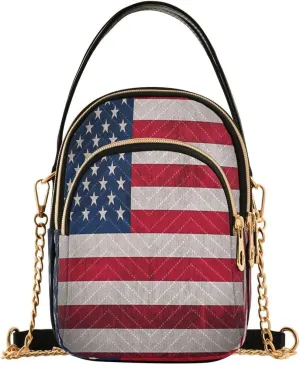 ALAZA Crossbody Bag Small Shoulder Handbags Leather Purse for Women