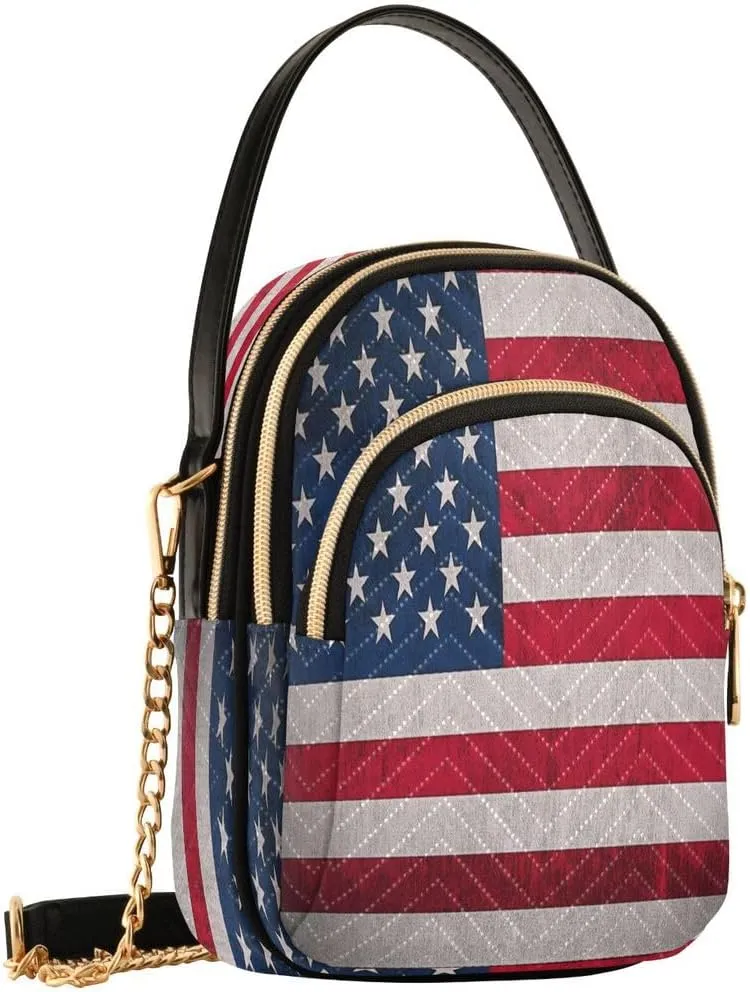 ALAZA Crossbody Bag Small Shoulder Handbags Leather Purse for Women