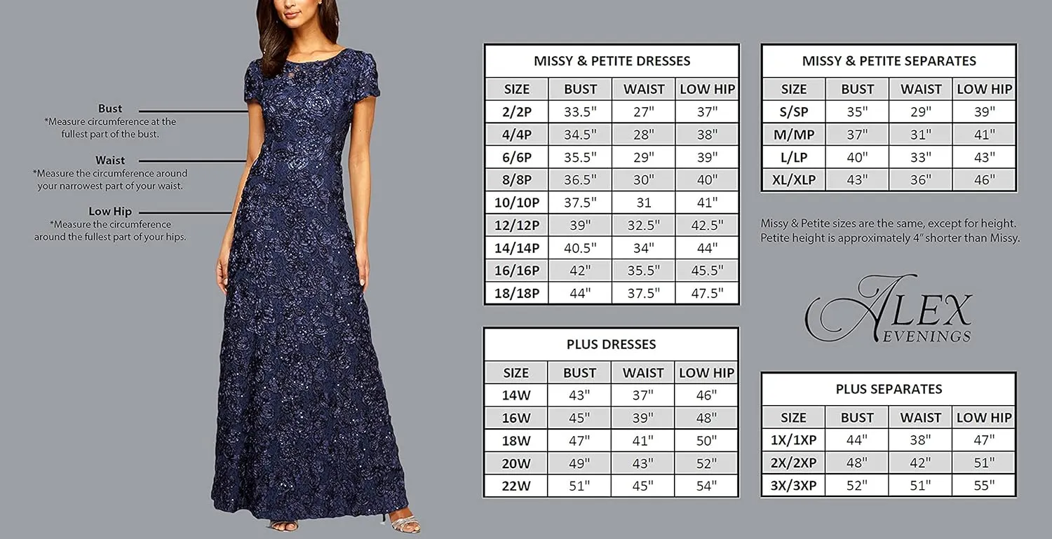 Alex Evenings Plus Size Women's Cold Shoulder Popover Dress