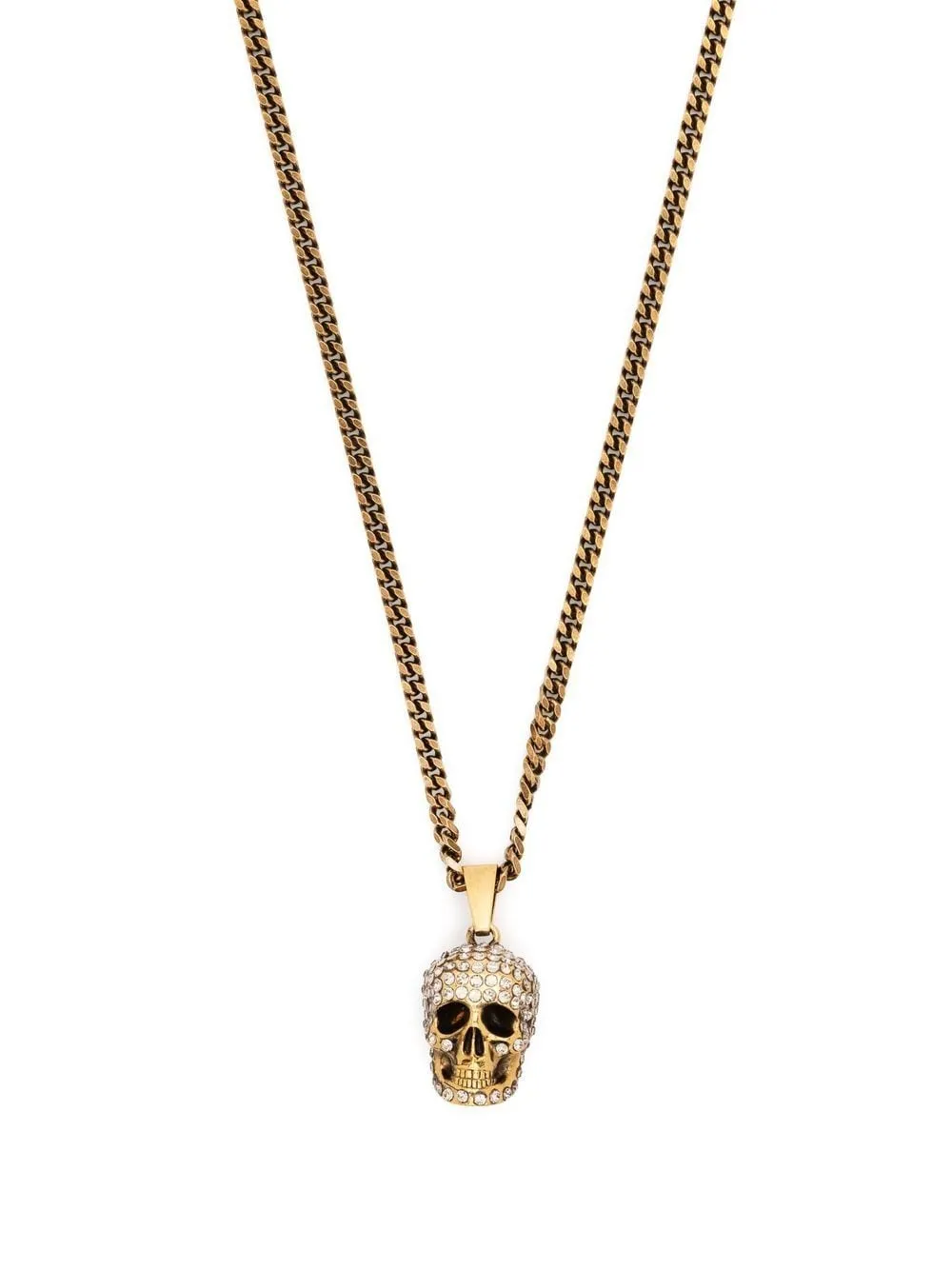 Alexander Mc Queen Pavé Long Necklace