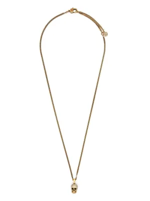 Alexander Mc Queen Pavé Long Necklace