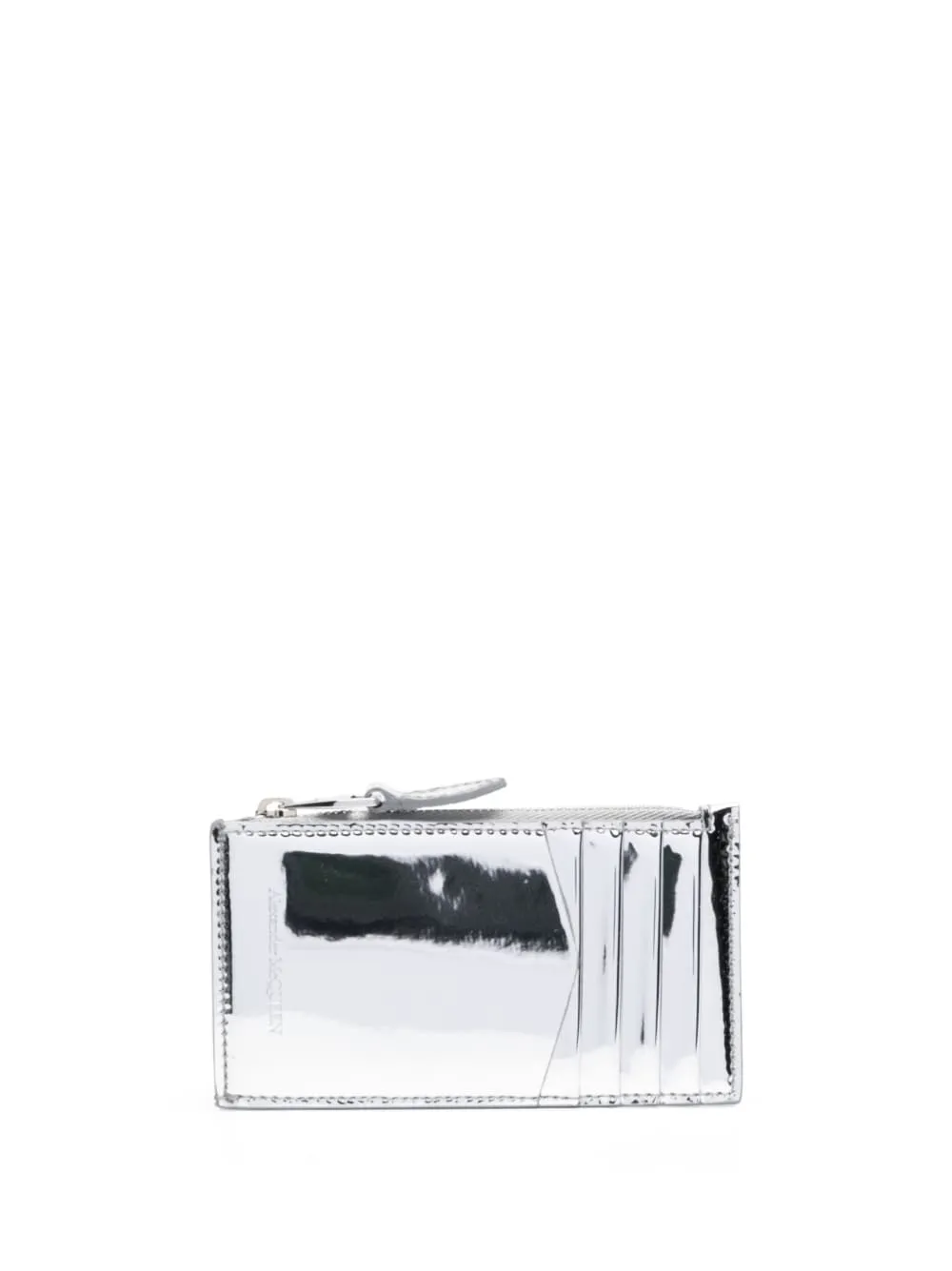 Alexander Mc Queen Skull Metallic Leather Wallet