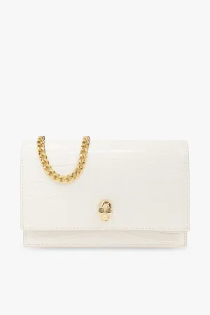 Alexander McQueen ‘Skull Small’ clutch in WHITE - UNI