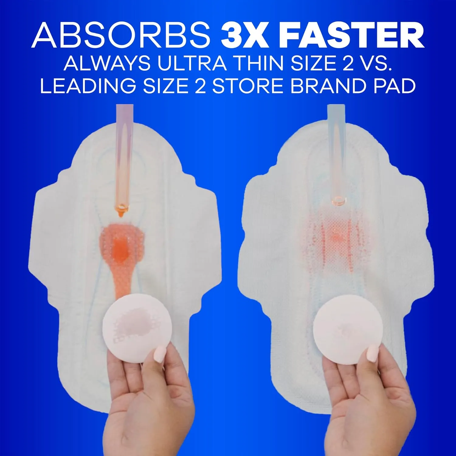 Always Ultra Thin Feminine Pads For Women, Size 3 Extra Heavy Long Absorbency, Multipack, With Wings, Unscented, 28 Count (Pack of 3)