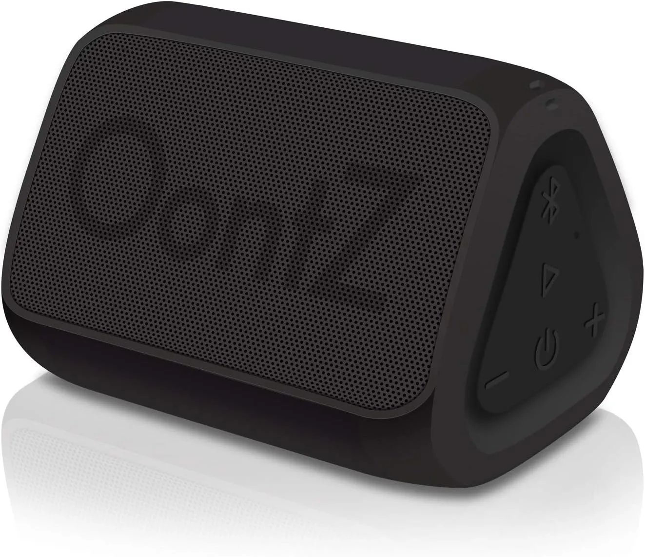 Angle Solo Portable Speaker - IPX5 Water-Resistant 5.0 Bluetooth Speaker with 100Ft Wireless Range and up to 10Hrs Playtime by OontZ (Black)