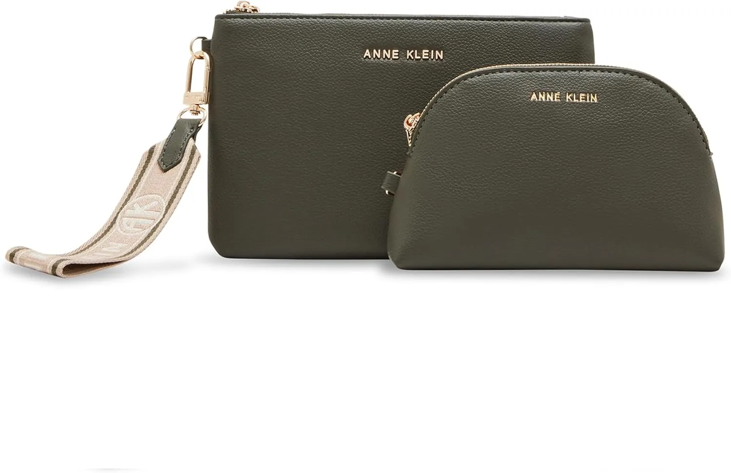 Anne Klein Ak 3 Piece Pouch Gift Set with Web Detailing