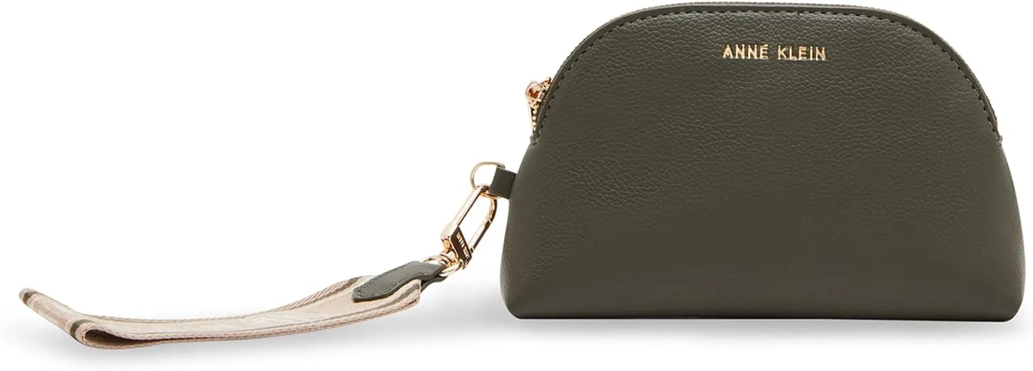 Anne Klein Ak 3 Piece Pouch Gift Set with Web Detailing