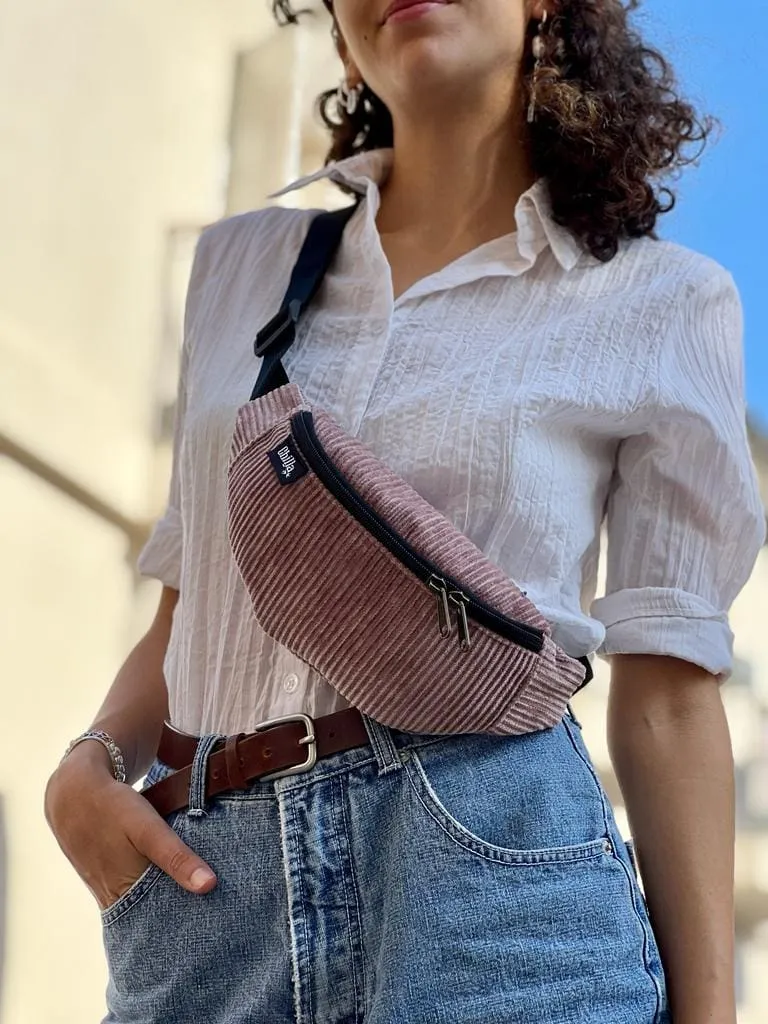 Antique Pink Corduroy 'Ronnie' Fanny Pack