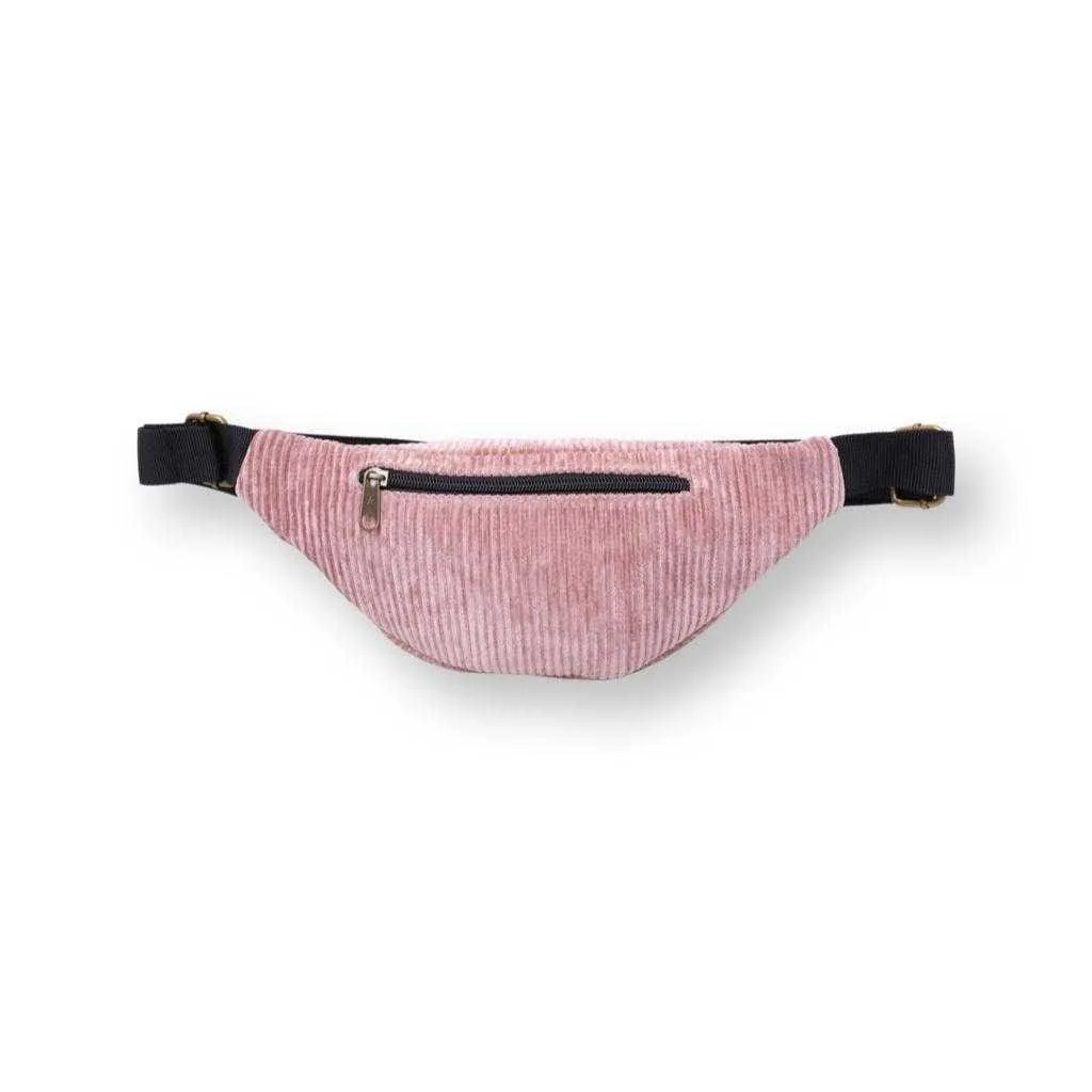 Antique Pink Corduroy 'Ronnie' Fanny Pack