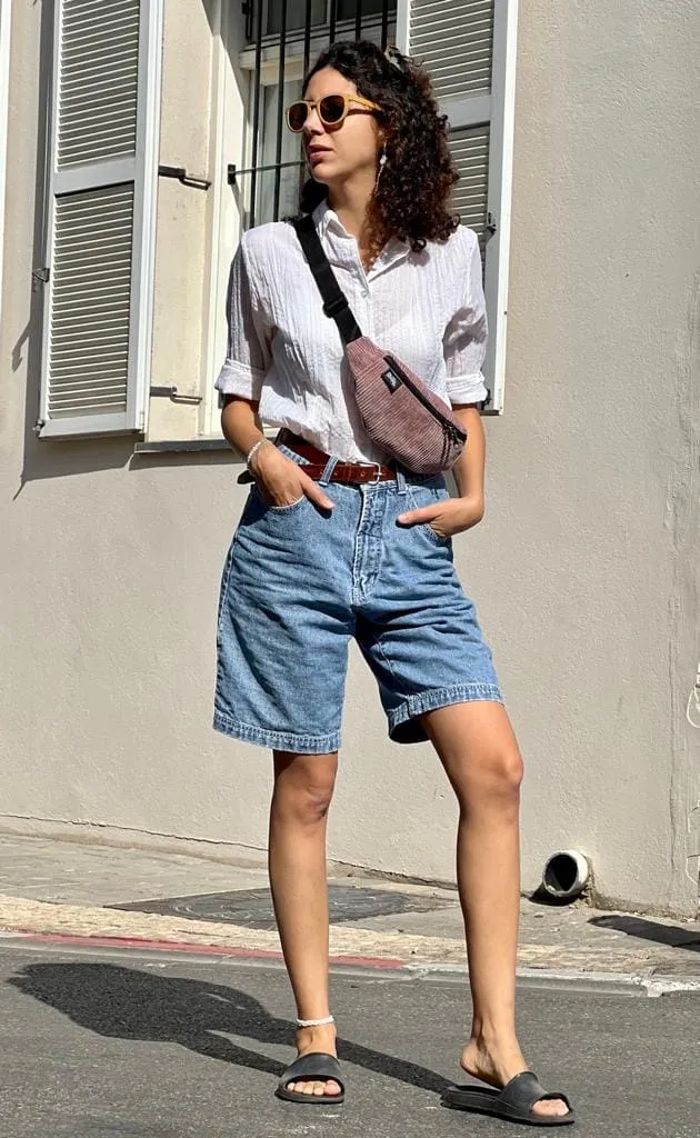 Antique Pink Corduroy 'Ronnie' Fanny Pack
