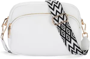 APHISON Crossbody Bags for Women Trendy, Leather Crossbody purse with Adjustable Strap