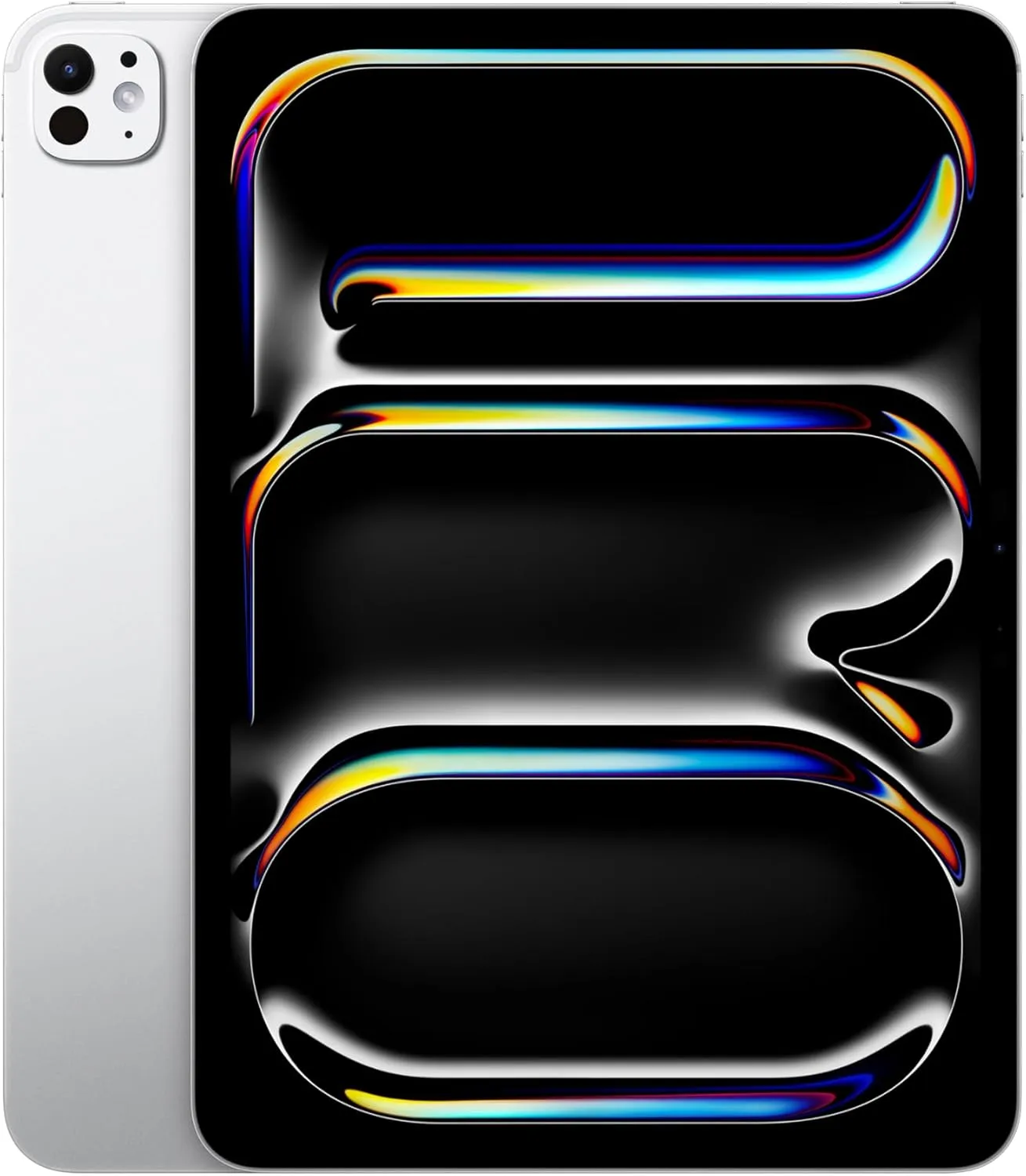 Apple iPad Pro 11-Inch (M4): Built for Apple Intelligence, Ultra Retina XDR Display, 256GB, 12MP Front/Back Camera, LiDAR Scanner, Wi-Fi 6E, Face ID, All-Day Battery Life — Silver