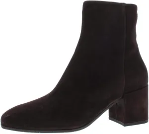 Aquatalia Womens Charlee Waterproof Suede Closed Toe, Espresso Suede, Size 8.0