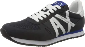 Armani Exchange Men's Micro Suede Multicolor Sneakers