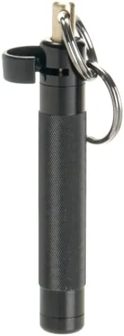ASP Palm Defender Pepper Spray with Keychain, Quick Release, OC, Police Strength, Heat Insert Included, 3 Foot Range, Discreet (Black)