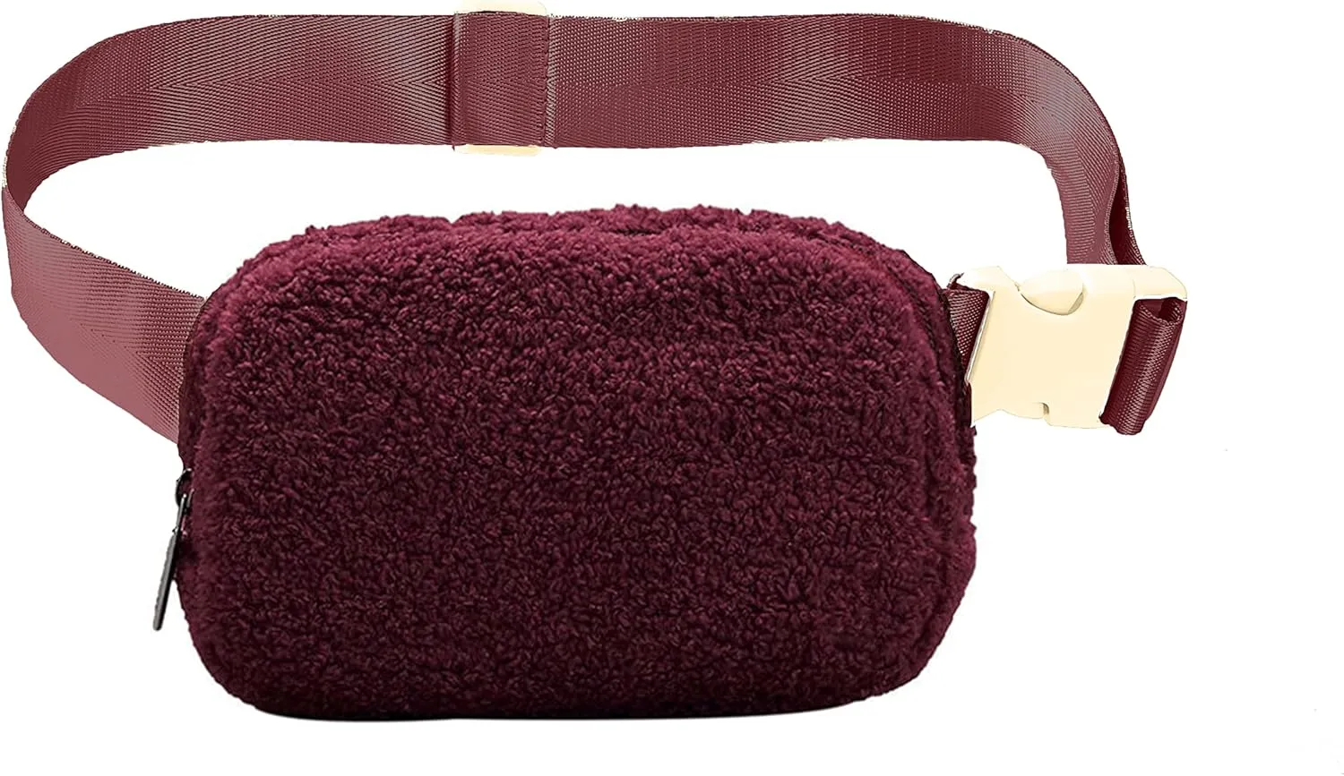 Athletica Everywhere Fleece Belt Bag,Crossbody Bag Fanny Pack for Women,Cute Mini Everywhere Bum Hip Waist Pack,Gold Buckle Dupes