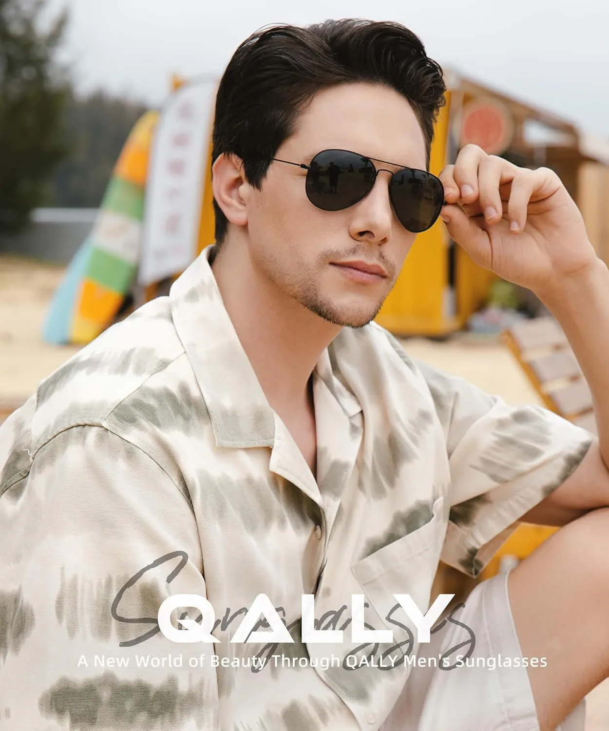 Aviator Sunglasses Polarized Sun-Glasses: Aviators Sunglasses for Men Women with UV Protection for Driving