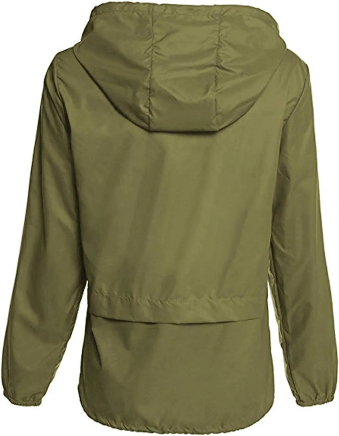 Avoogue Raincoat Women Lightweight Waterproof Rain Jackets Packable Outdoor Hooded Windbreaker